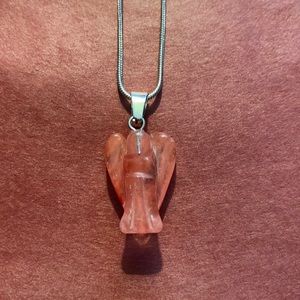 Beautiful Angel gemstone necklace